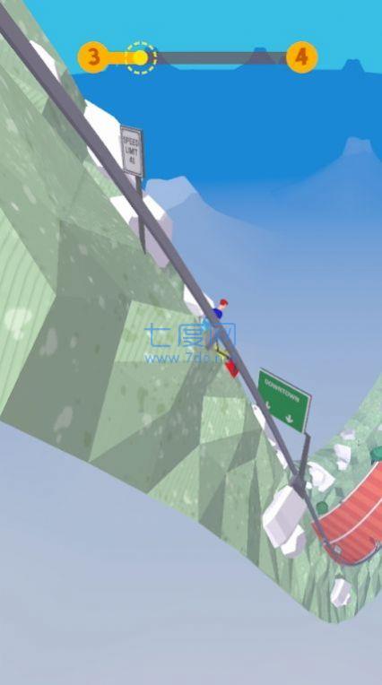 山丘滚轮比赛3D截图2