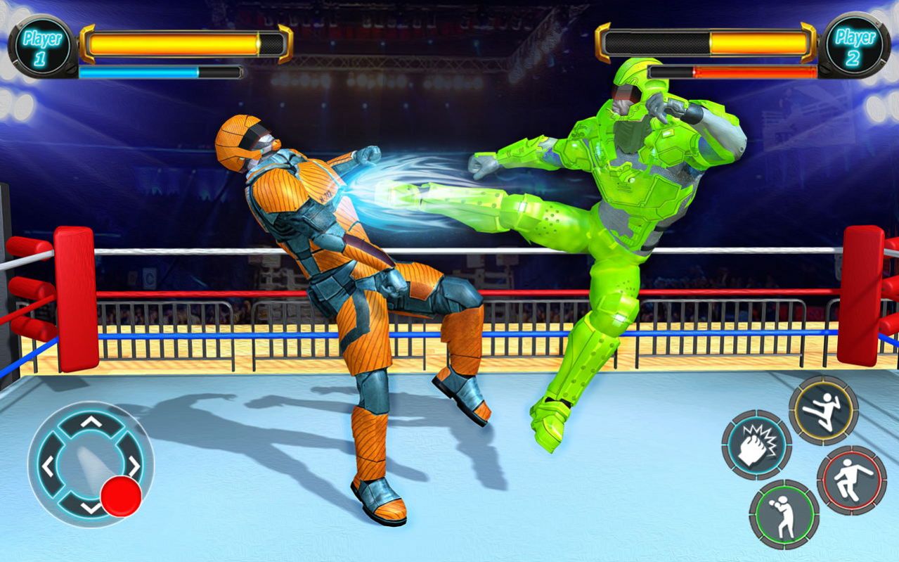 格斗拳击体育馆游戏最新官方版(Grand Robot Ring Fighting Game) 截图3