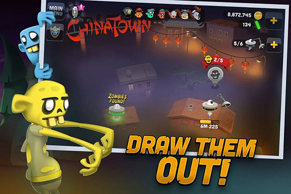 僵尸榨汁机单机版最新版(Zombie Catchers)截图2