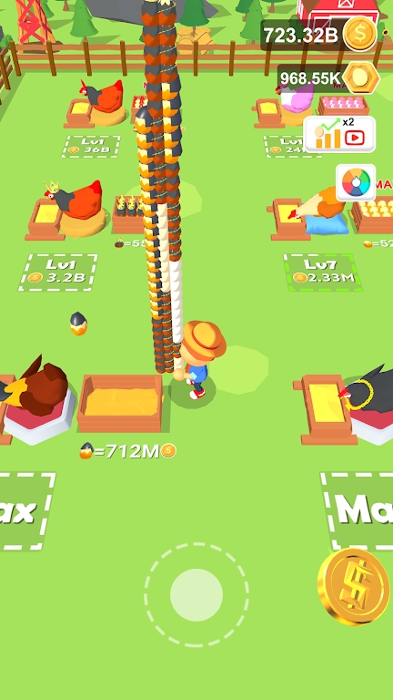 鸡蛋农场大亨游戏官方版（Egg Farm Tycoon）图片1