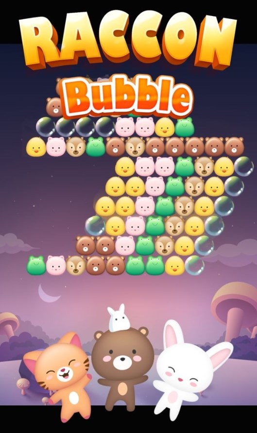 浣熊泡泡龙游戏安卓版（Raccoon Bubble） 截图0