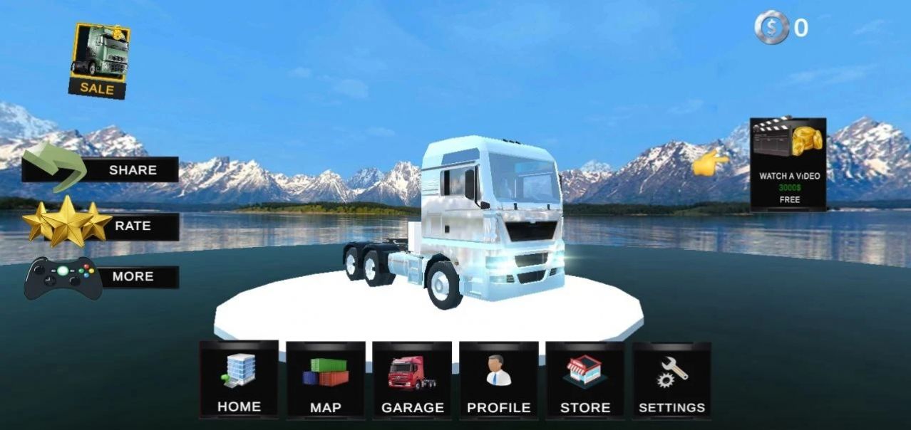 世界卡车模拟器2危险道路游戏手机版图片1