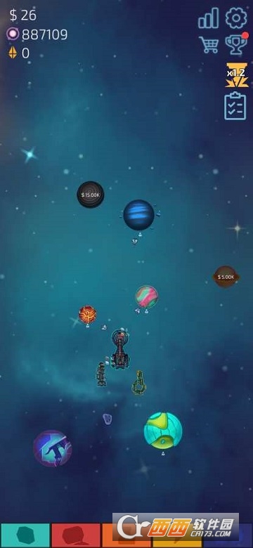 闲置星球矿工(Idle Planet Miner)截图1