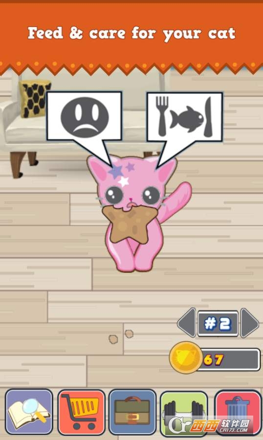 Evo Cats Virtual Pets(虚拟宠物中文版Evo Cat Virtual Pets) v1.0.3安卓版