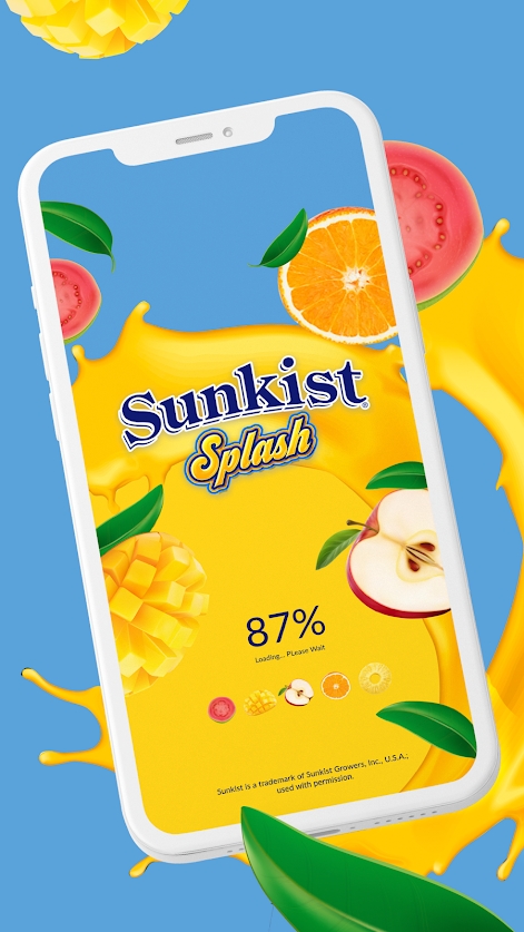 阳光飞溅游戏官方版（Sunkist Splash） 截图0
