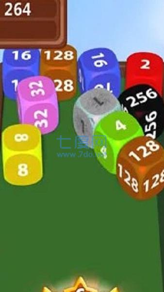 骰子2048大合成Dice2048 3D截图0