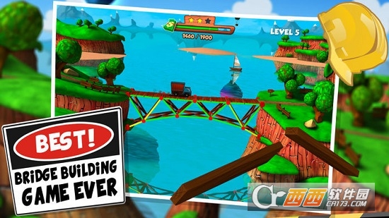 桥梁建造模拟器(Bridge Builder Simulator)截图1