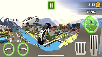 警车特技超级斜坡游戏官方版 截图2