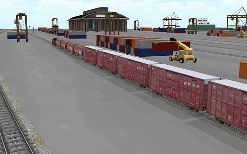 3D模拟火车