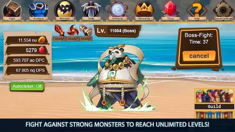 闲置怪物：点击大冒险游戏 v1.0.3.4