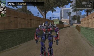 GTASA变形金刚4擎天柱mod中文最新版（变形金刚模组+内置菜单）图片1
