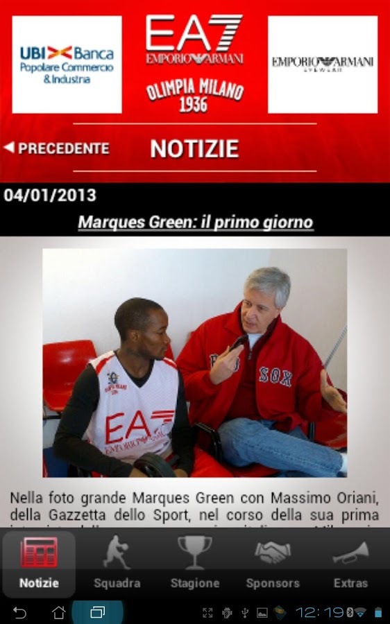 EA7 Olimpia Milano 版本：2.2.1