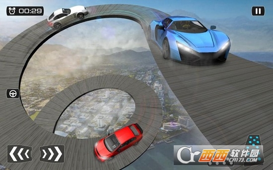 不可能的轨道真正的特技跳伞游戏