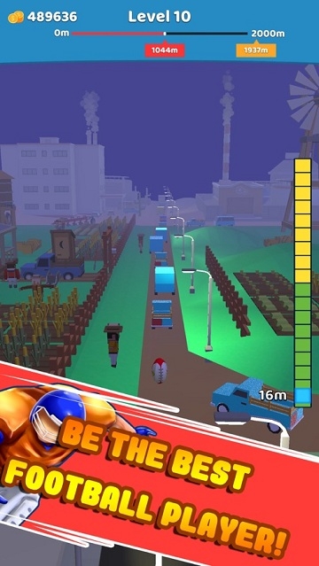 Quarterback: Football Throw 3D(四分卫橄榄球投掷3D)截图0