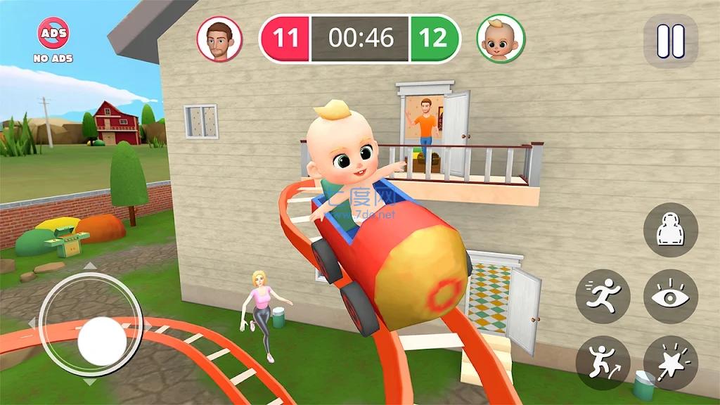 激怒你的邻居Hide NSeek3D截图1
