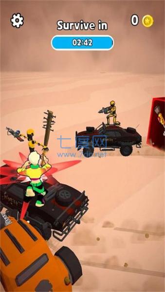 机器人竞速射击游戏截图1