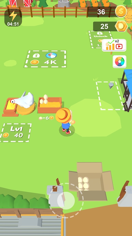 鸡蛋农场大亨游戏官方版（Egg Farm Tycoon） 截图2