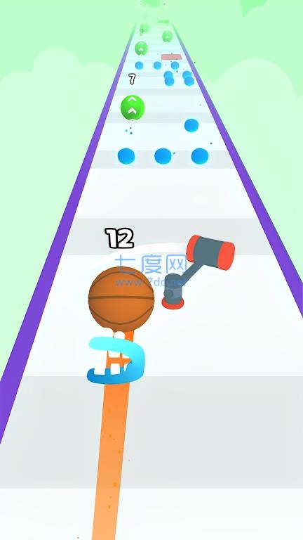 字母滚动球游戏