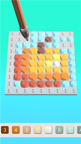 像素数字填色截图0