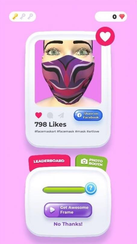 3D面罩设计游戏安卓版（3D Mask Design）图片1