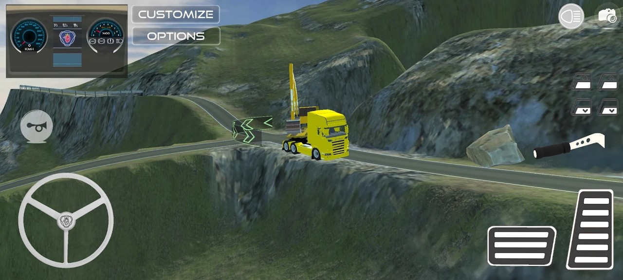 危险的道路卡车司机游戏中文版（Dangerous Roads Trucker）  v4.3.1