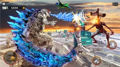 怪物摧毁城市截图0