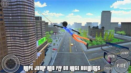 火柴人都市绳索英雄 v1.0