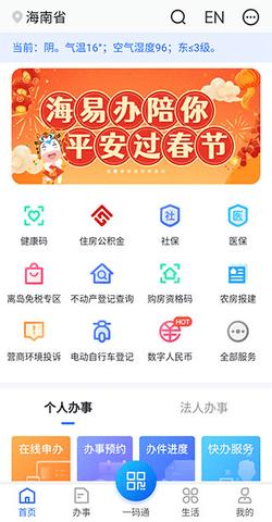 海南政务服务网新版