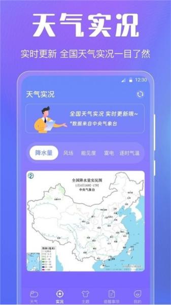 晴天天气预报图片