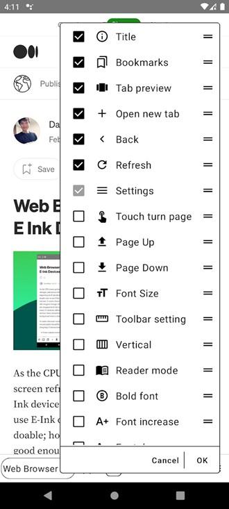 EinkBro墨水版 安卓最新版v11.1.0 安卓最新版v11.1.0