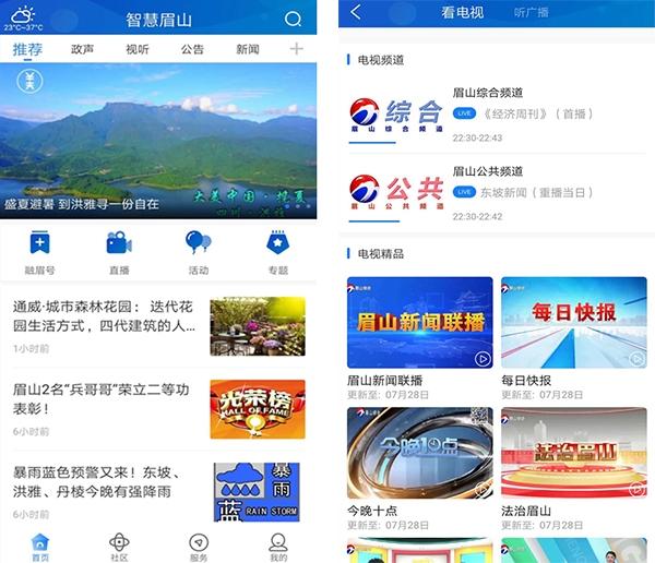 智慧眉山图片
