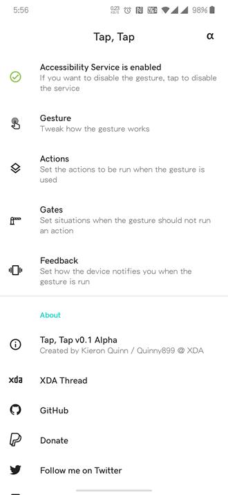 Tap, Tap双击背部 安卓版v0.6.1 安卓版v0.6.1