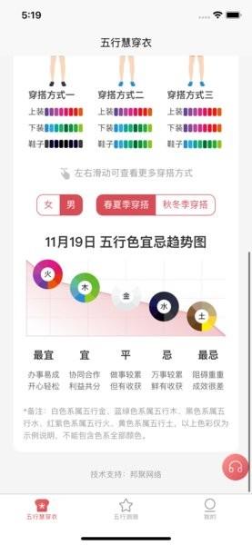 五行慧穿衣 安卓版v3.3 安卓版v3.3