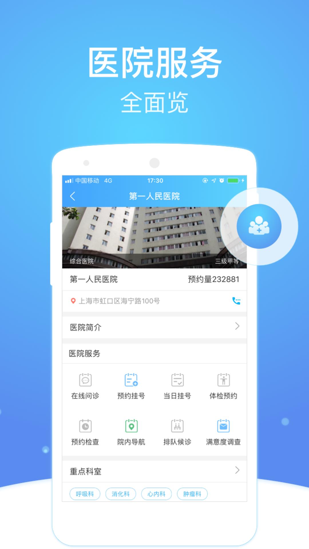 上海市级医院互联网总平台下载介绍图