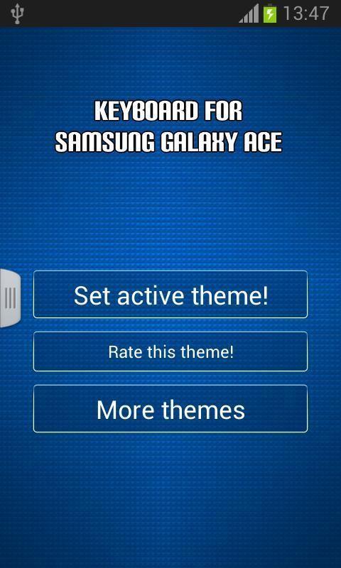 Keyboard for Galaxy Ace v4.2.1