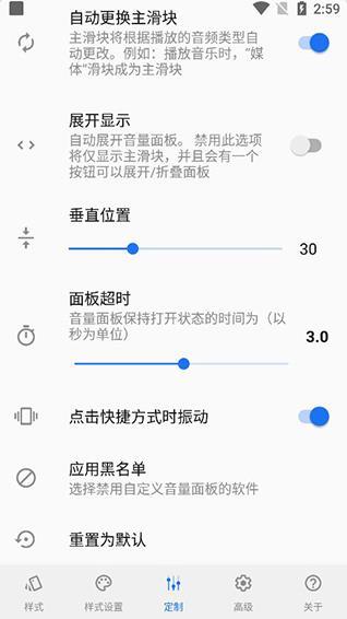 volume styles
