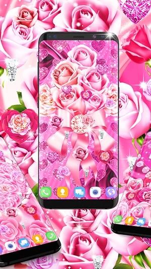 粉色玫瑰动态壁纸 v5.3.2