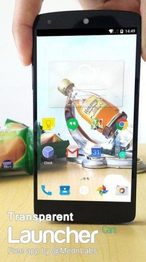 透明屏幕桌面启动器app