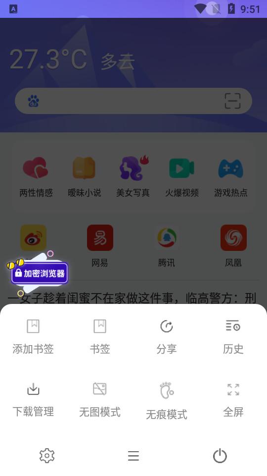 秘密浏览器官方版3.1.5 手机版 v3.2.4