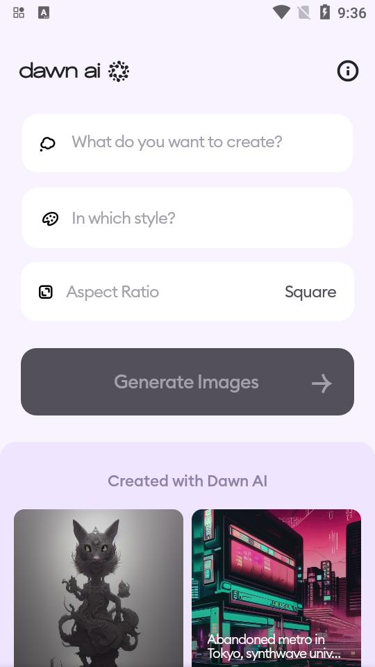 Dawn AI绘画软件手机版3.1.2.91最新版 v6.3.1