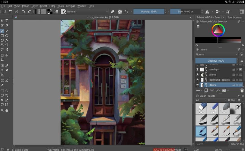 Krita手机最新版v5.2.1 中文最新版 v6.4.4