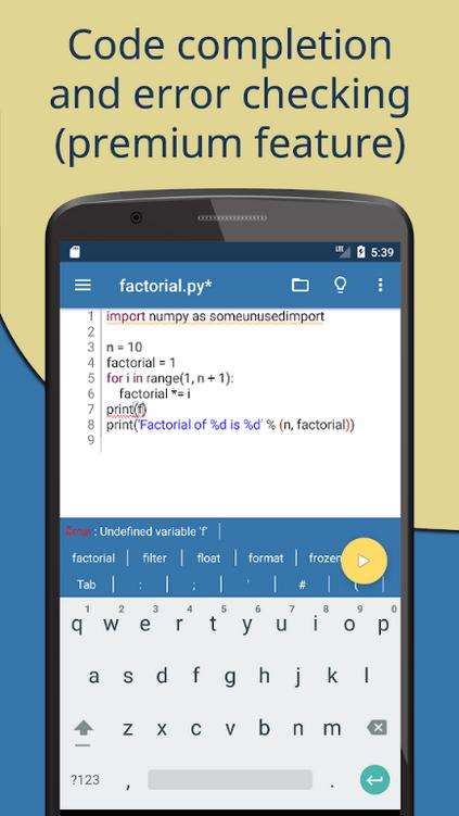 Pydroid3手机版8.1_arm64 最新高级版 v6.5.2