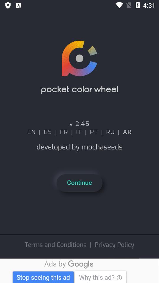 色环卡配色软件(Pocket Color Wheel)2.45 安卓最新版 v4.3.1