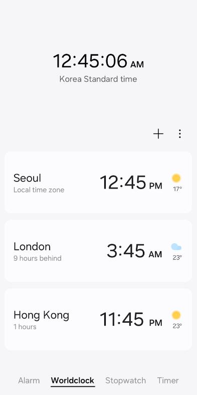 三星时钟app官方谷歌版v12.4.00.8 安卓最新版 v3.4.3