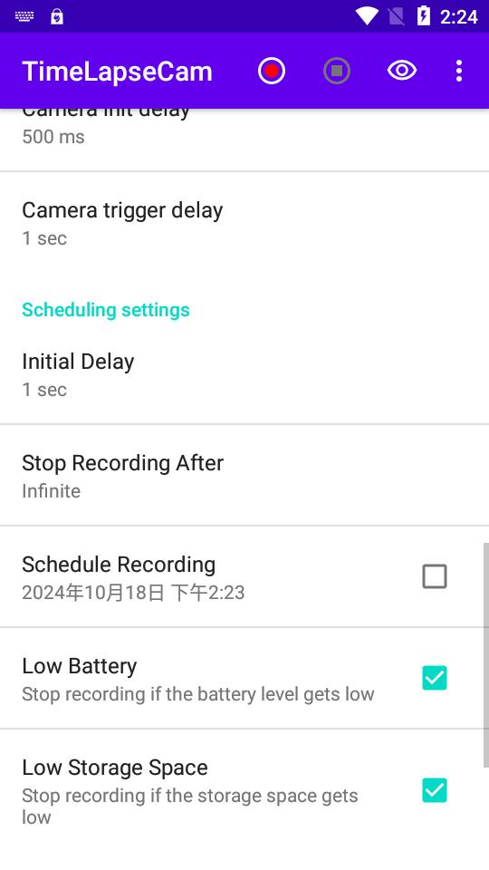 连续延时拍照软件(TimeLapseCam)v1.9 开源免费版 v5.0.2