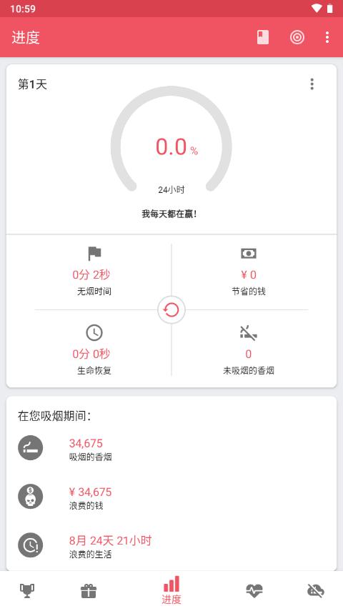 戒烟记录软件免费版(Stop Smoking)v2.24 专业高级版 v4.2.1